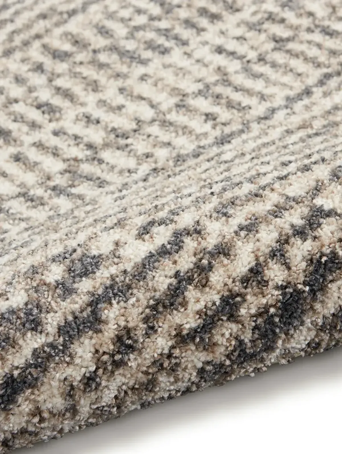 Etched CK72 Ivory/Gray 5' x 7' Rug