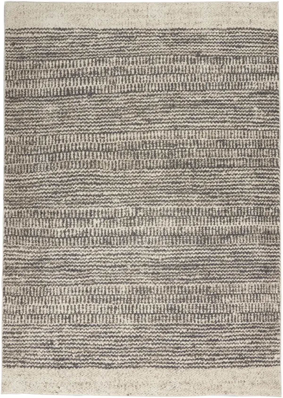 Etched CK72 Ivory/Gray 5' x 7' Rug