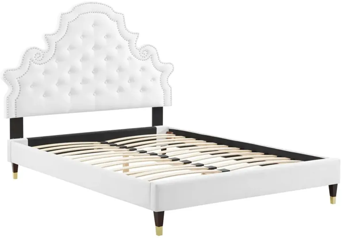 Modway - Gwyneth Tufted Performance Velvet Full Platform Bed