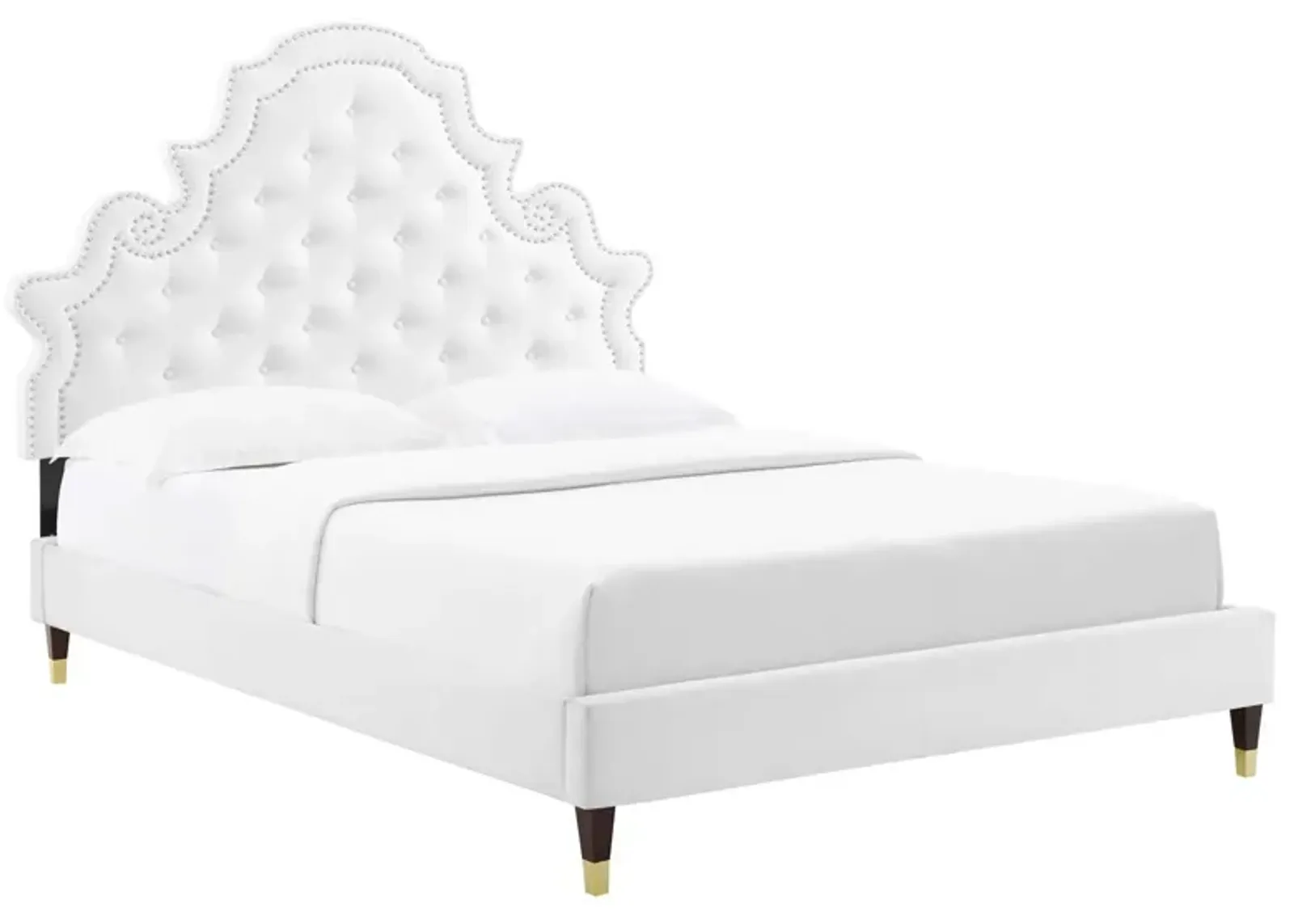 Modway - Gwyneth Tufted Performance Velvet Full Platform Bed