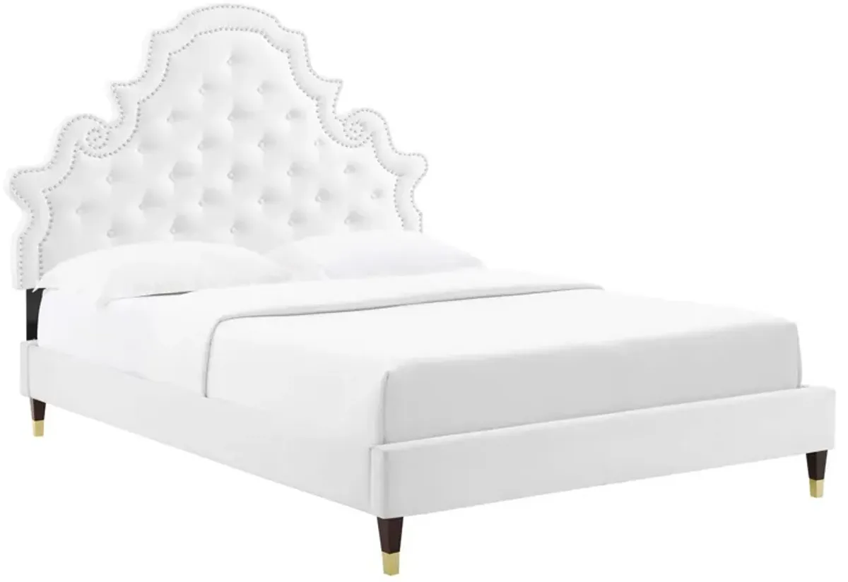 Modway - Gwyneth Tufted Performance Velvet Full Platform Bed