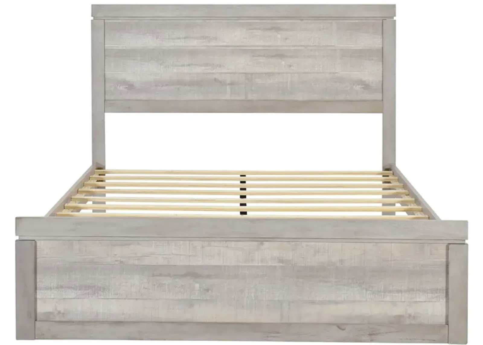 Merax Farmhouse Style Platform Bed with Headboard