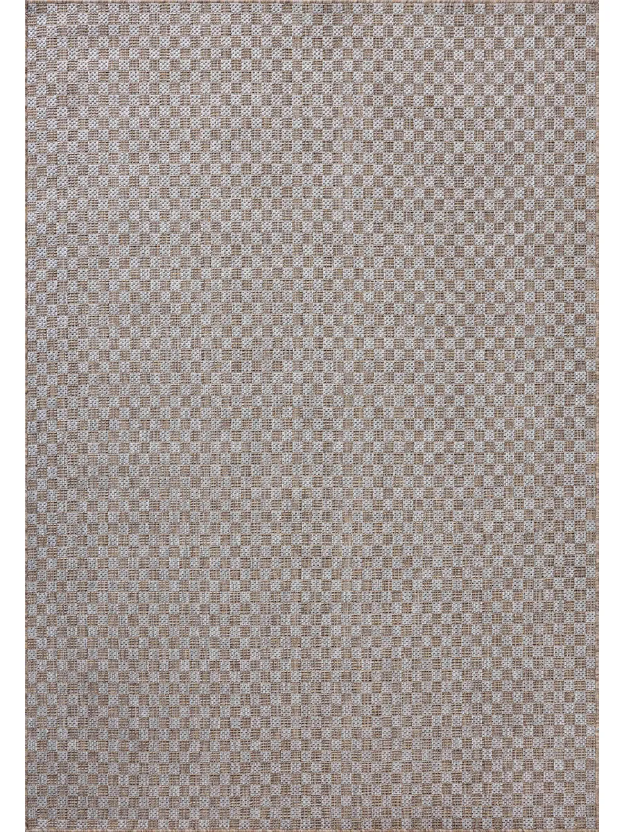 Topanga Natural/Silver 6'7" x 9'4" Area Rug by Amber Lewis x Loloi