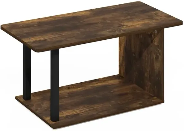 Basic Home Living Coffee Table, Amber Pine/Black