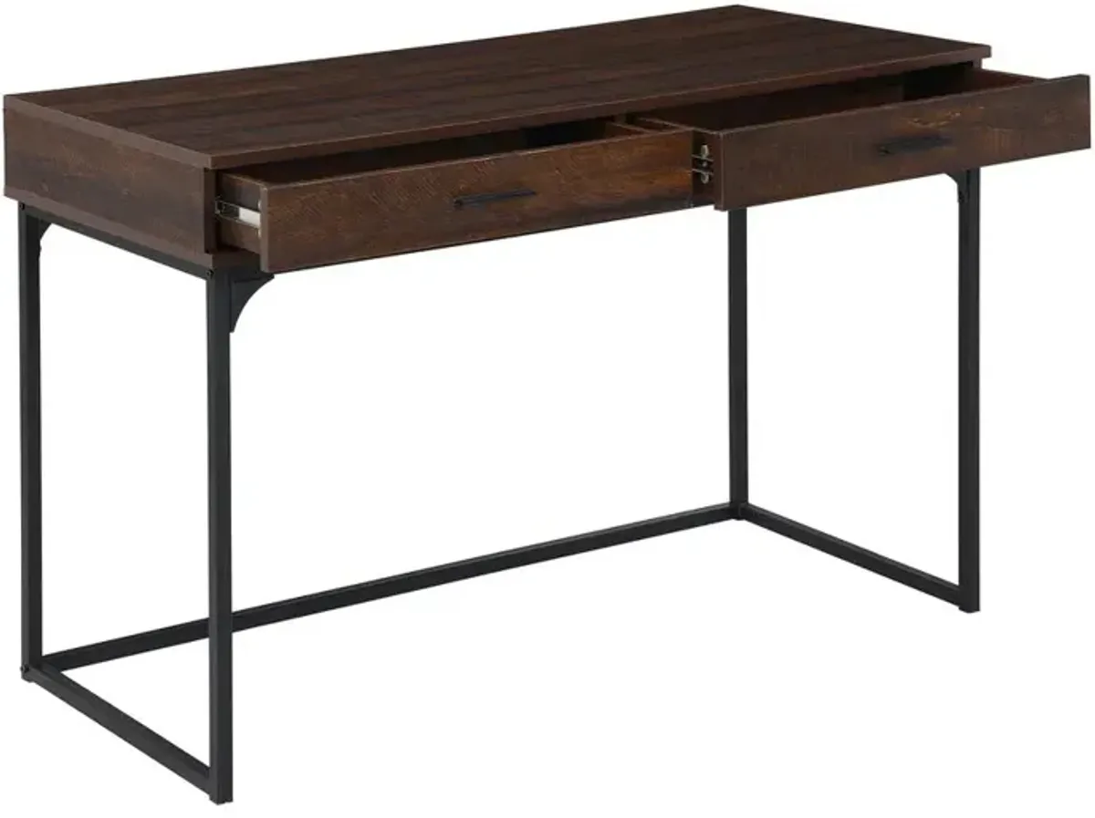 Carolina Living Horatio Computer Desk - Elm/Black