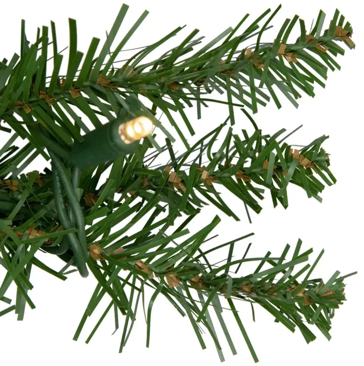 50' x 10" Pre-Lit Northern Pine Commercial Christmas Garland - Warm White LED Lights