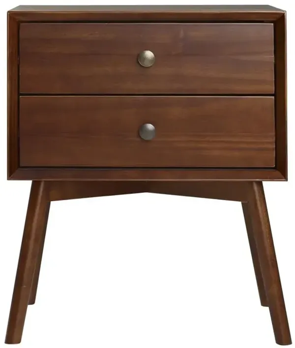 Belen Kox Mid-Century Modern Nightstand - Walnut, Belen Kox
