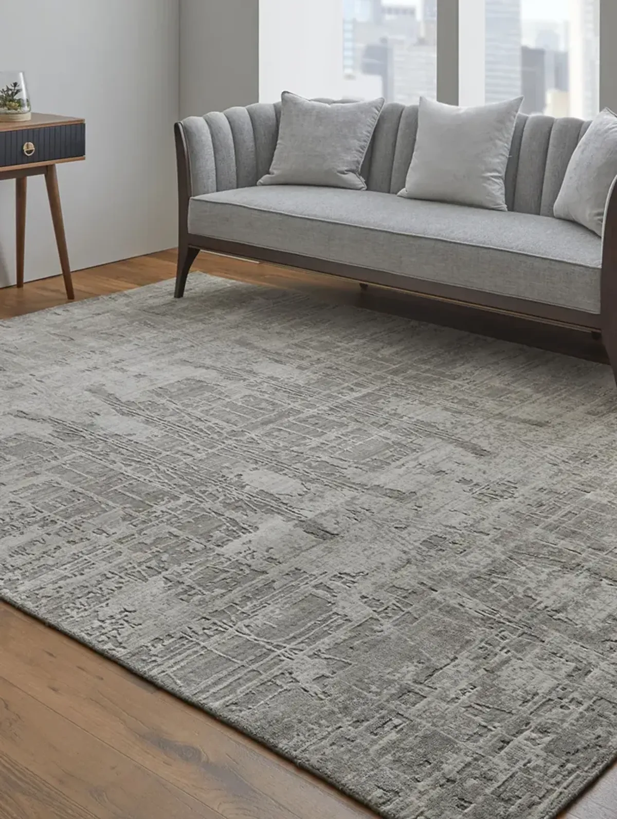 Eastfield 69A5F Gray/Ivory 9' x 12' Rug