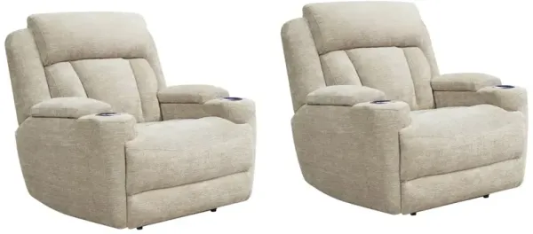 Parker Living Dalton - Lucky Fawn Power Recliner Two Pack