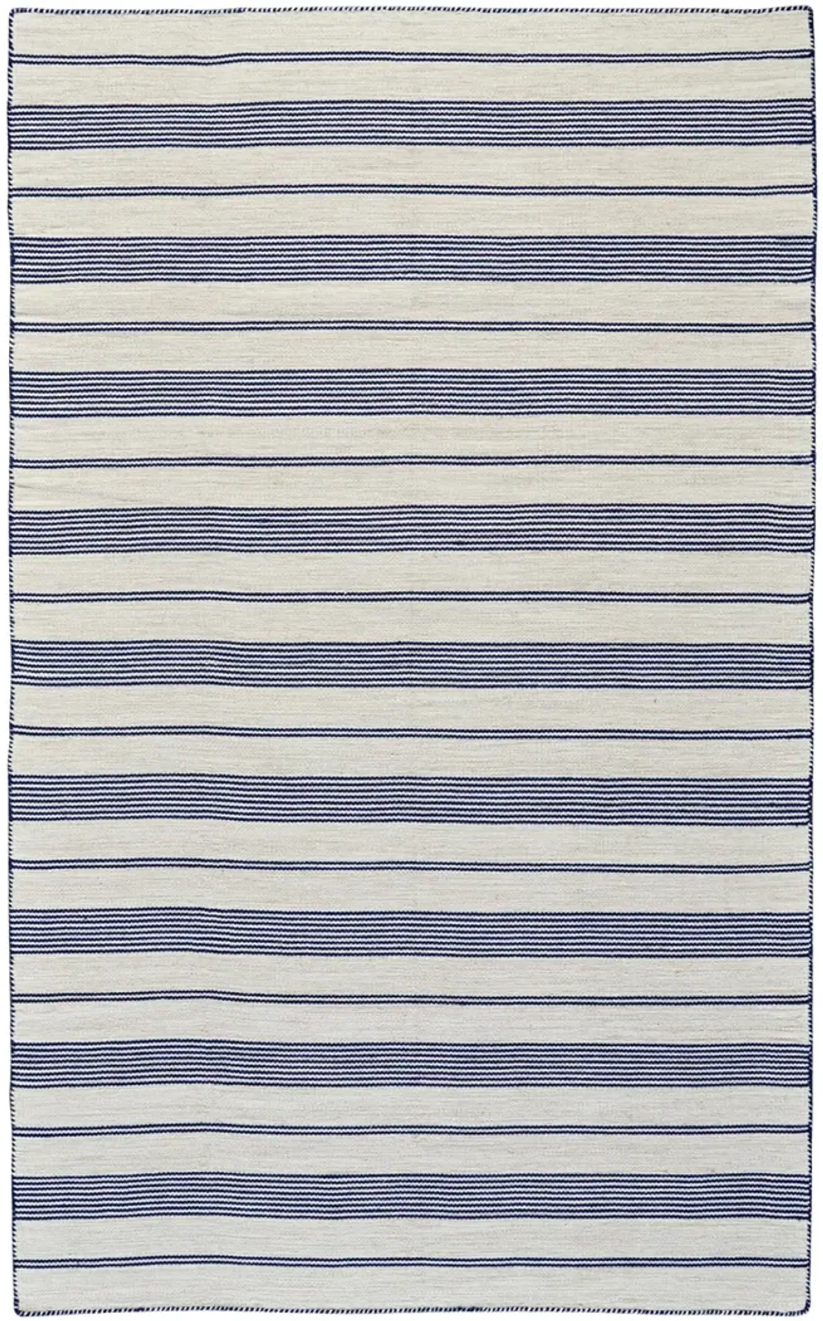 Duprine 0560F White/Ivory/Blue 2' x 3' Rug