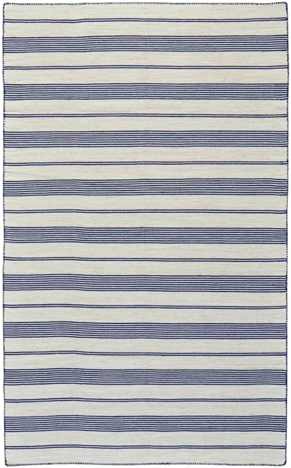 Duprine 0560F White/Ivory/Blue 2' x 3' Rug