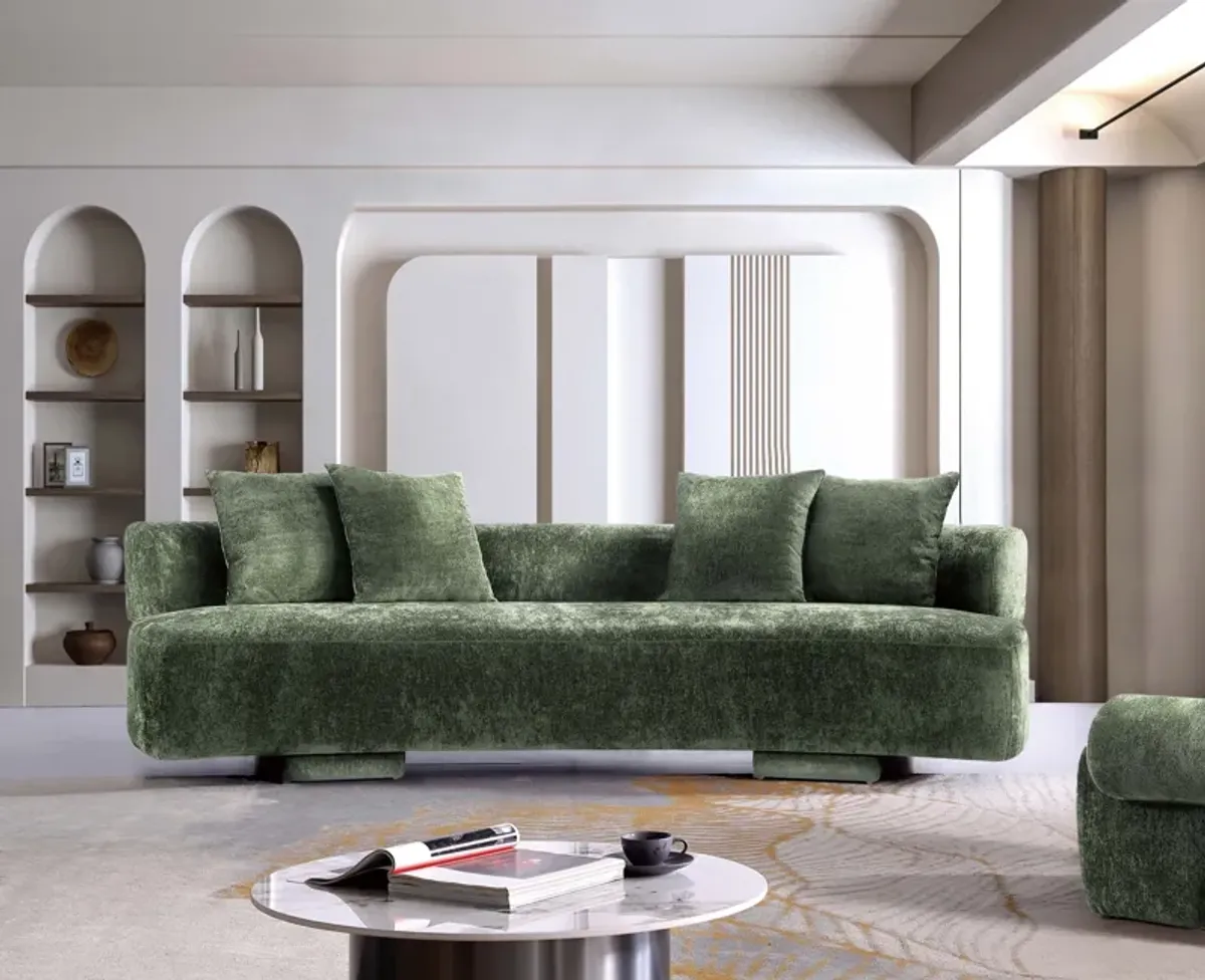 Verandah Green XL Sofa and Accent Chair Set