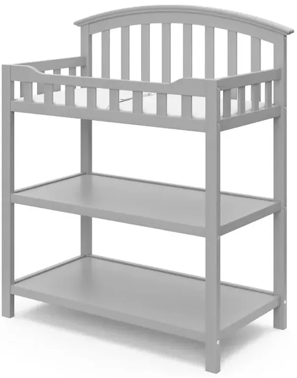 Graco Changing Table with Water-Resistant Changing Pad (Pebble Gray)