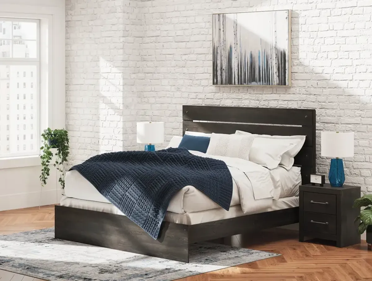 Delmorta King Panel Bed