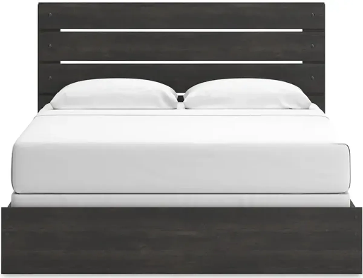 Delmorta King Panel Bed