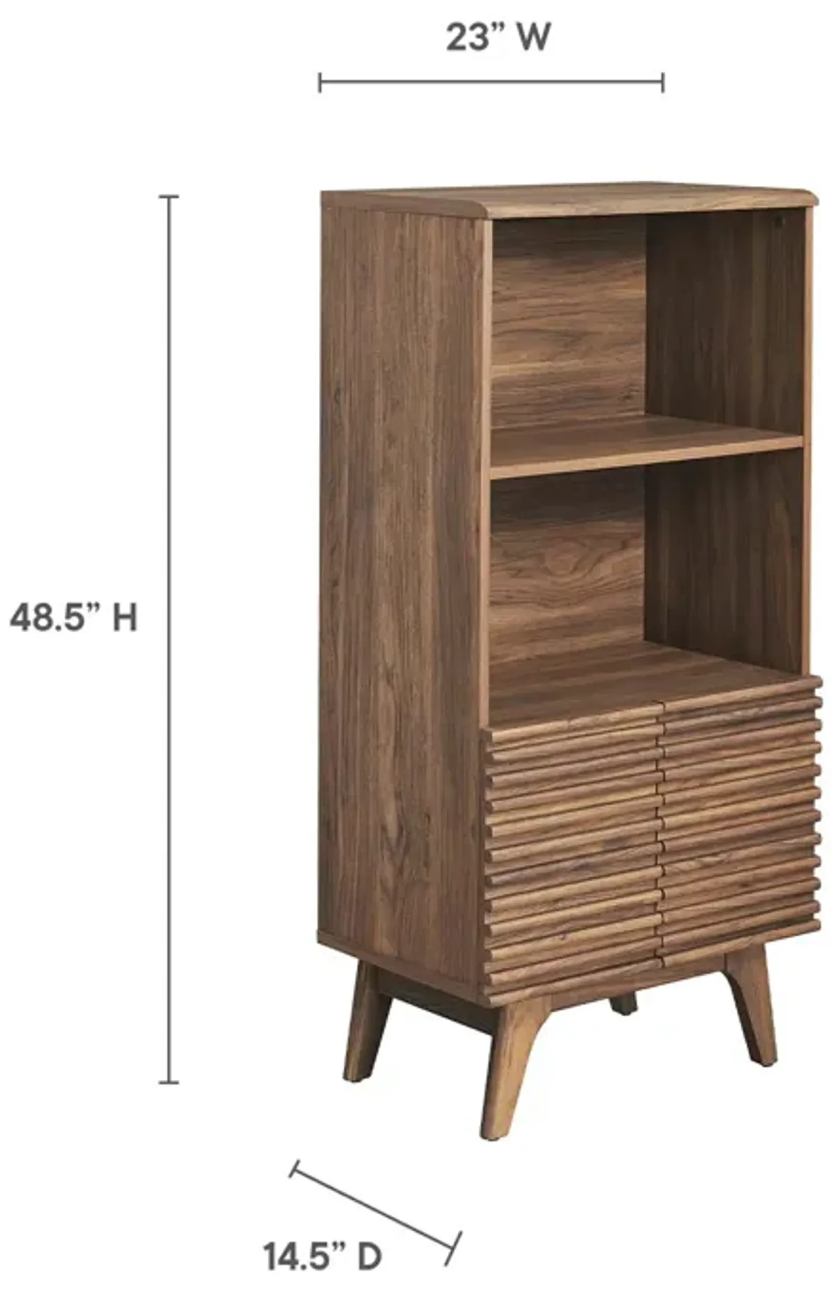 Render Display Cabinet Bookshelf