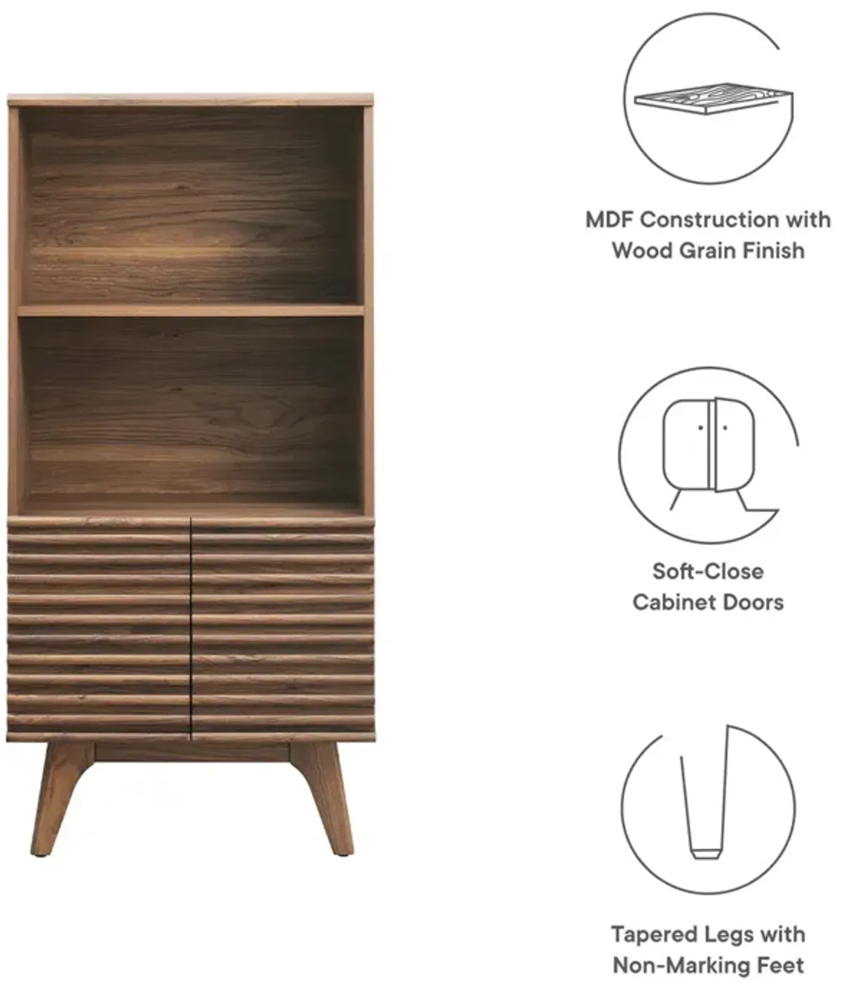 Render Display Cabinet Bookshelf