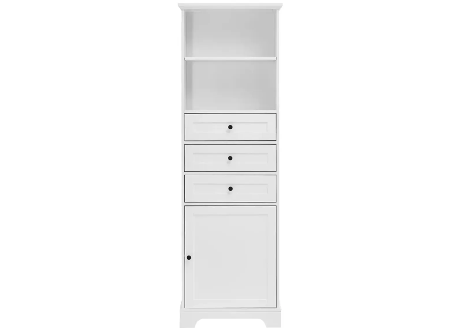 Merax Tall Bathroom Storage Cabinet with 3 Drawers