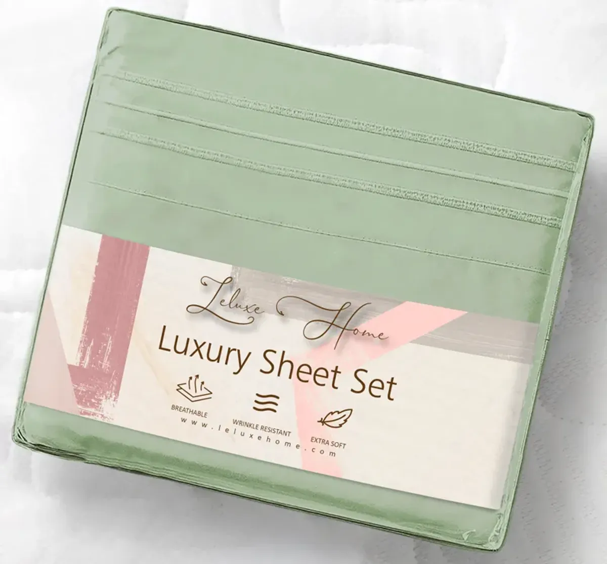 1800 Series Double Brushed Cooling Microfiber Sheet Set