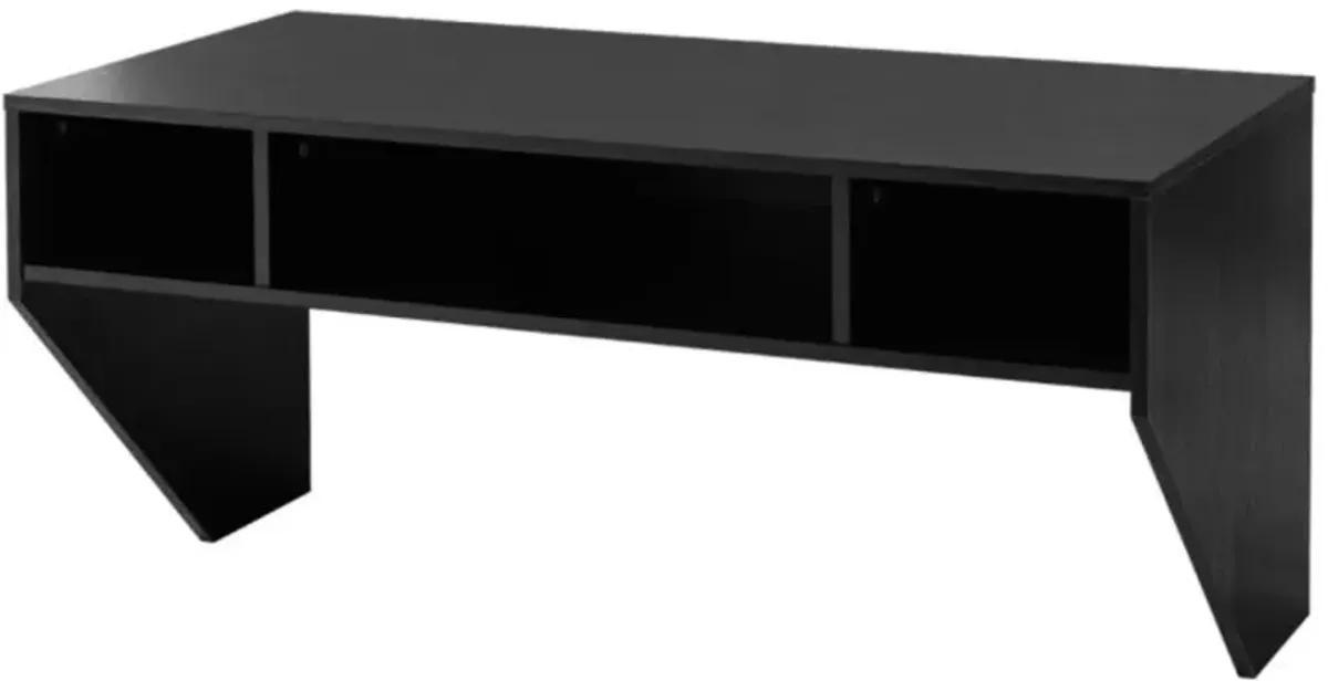 Hivvago Wall Mounted Floating Computer Table Desk Storage Shelf