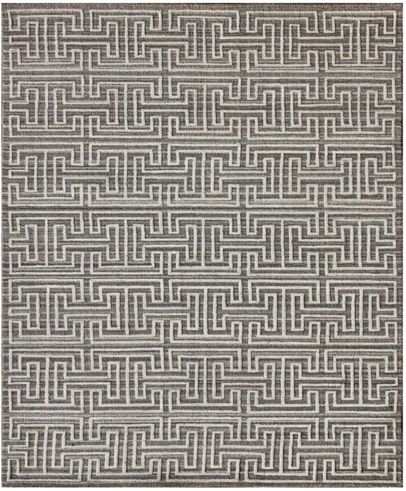 Himalaya HIMHLA1003 Grey 5" x 8" Rug