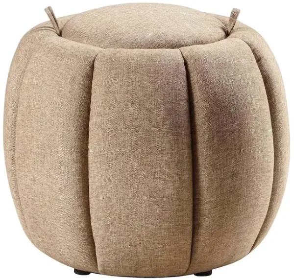 Convenience Concepts Designs4Comfort Daisy Storage Ottoman with Reversible Tray Lid
