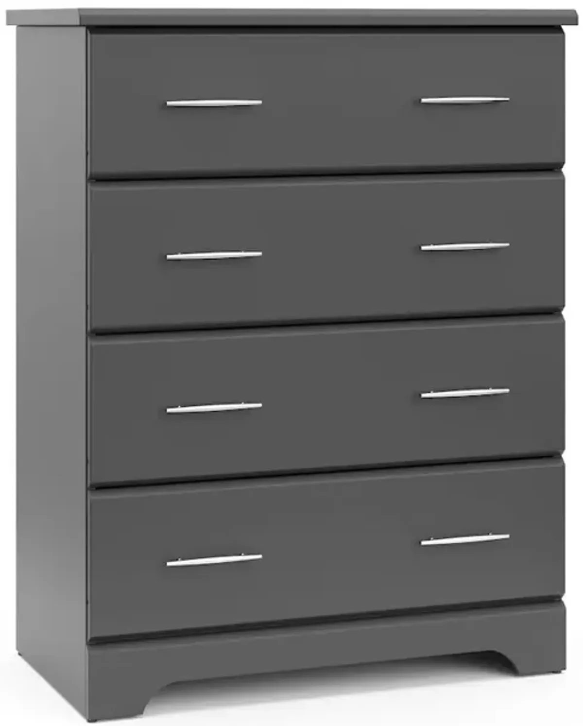 Storkcraft Brookside 4 Drawer Chest (Gray) – GREENGUARD Gold Certified