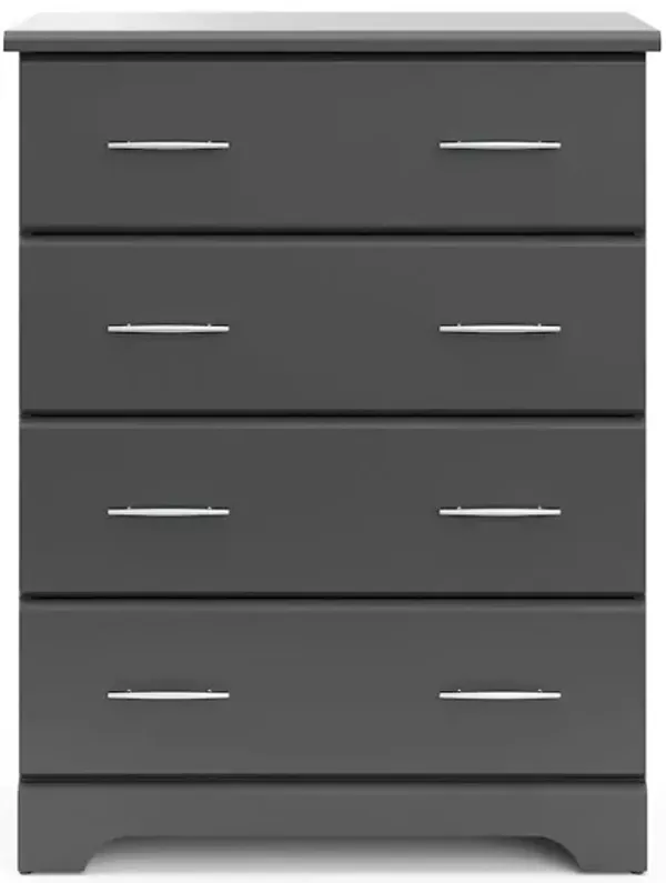 Storkcraft Brookside 4 Drawer Chest (Gray) – GREENGUARD Gold Certified