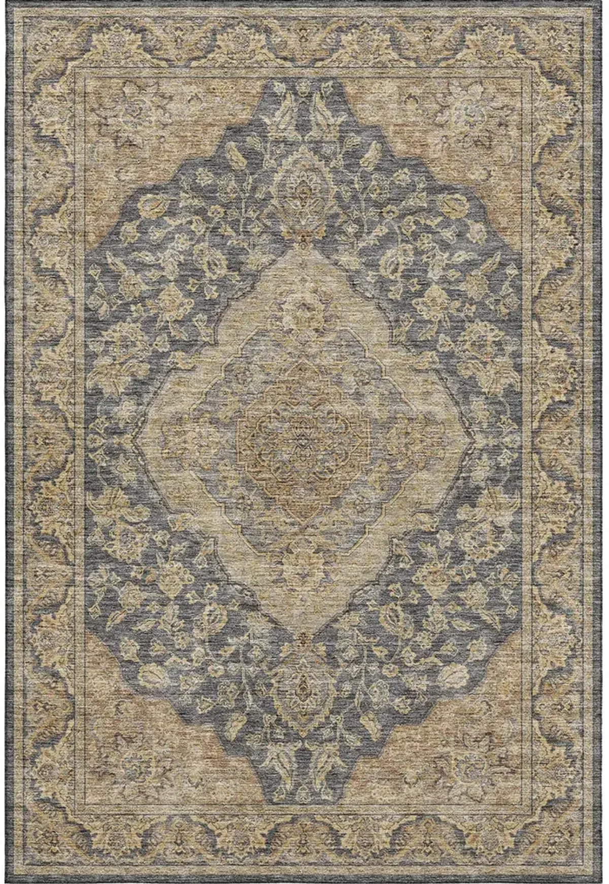 Hatay HY3 Charcoal 3' x 5' Rug