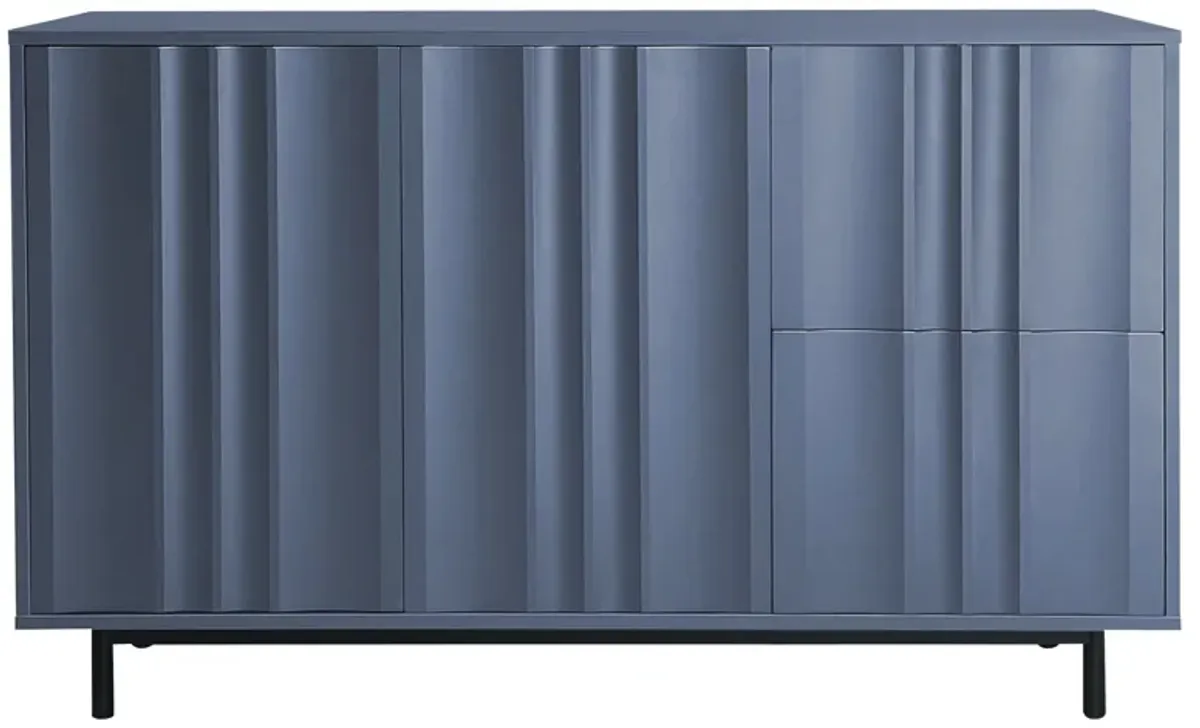 Merax Wave Pattern Storage Cabinet MDF