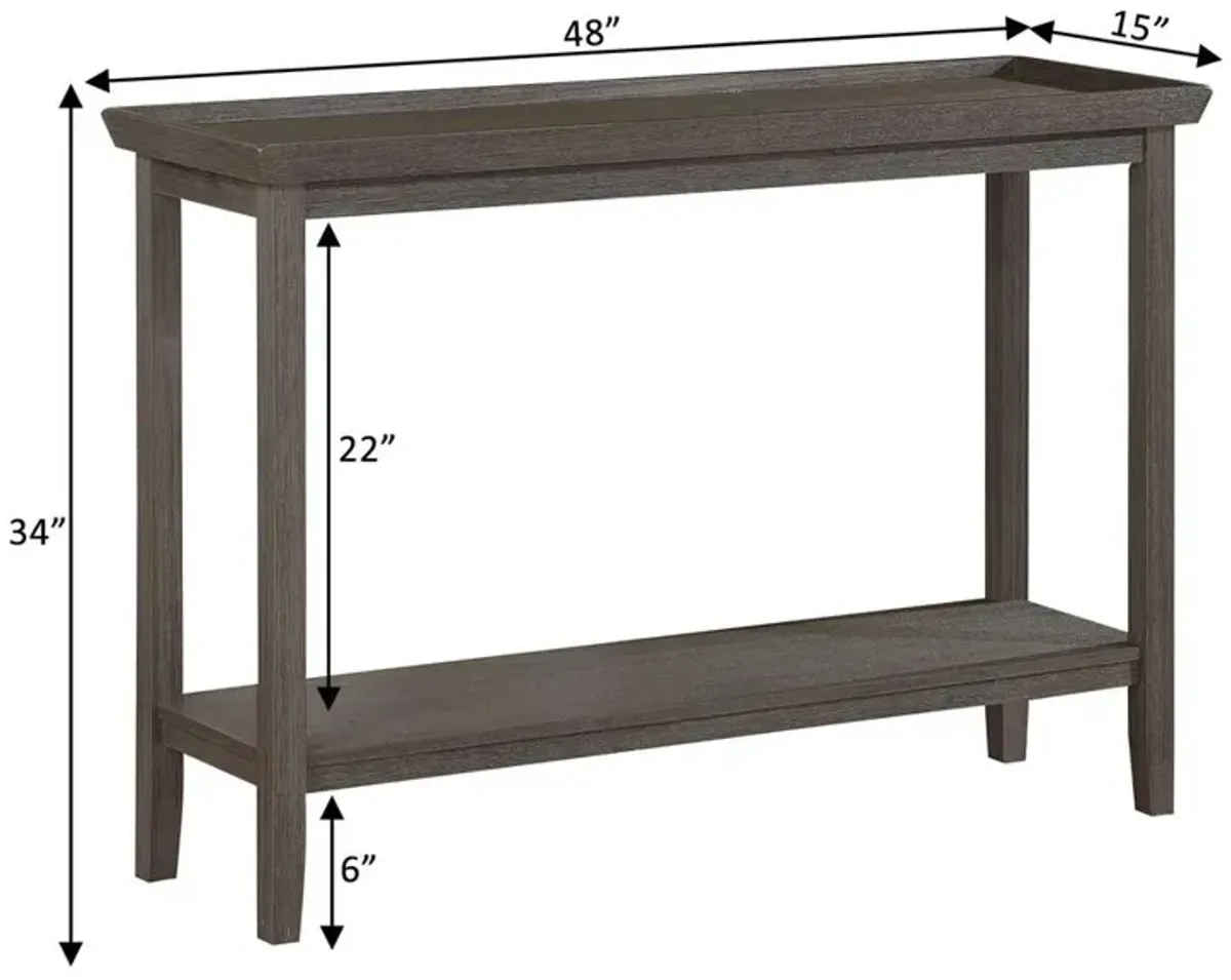 Convience Concept, Inc. Ledgewood Console Table with Shelf