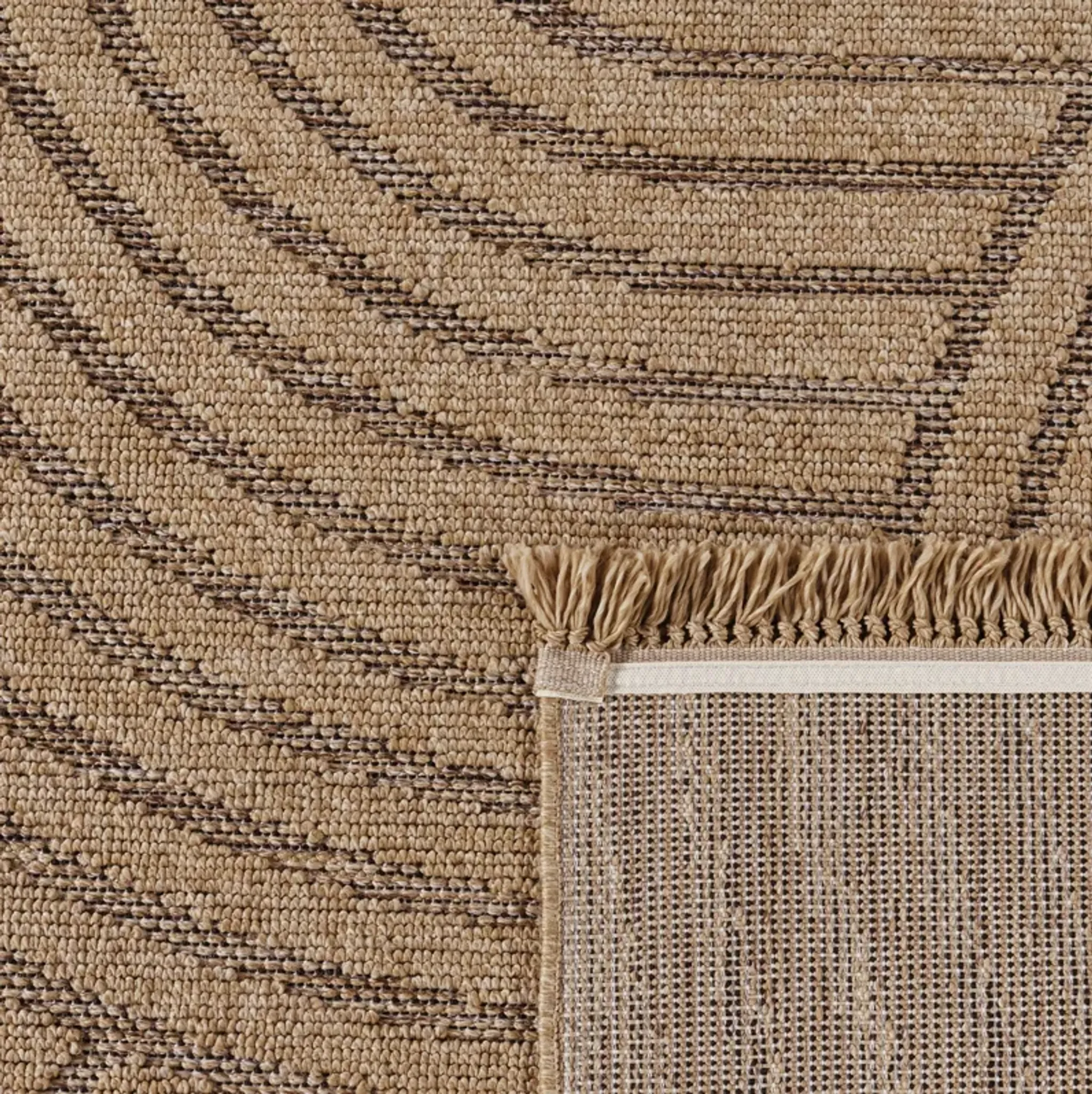 Designer Outdoor Rug With Modern Lines Design Mathis Home | Furniture.com