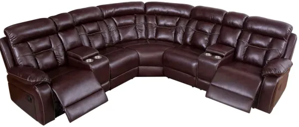 Sectional Sofa with Manual Reclining