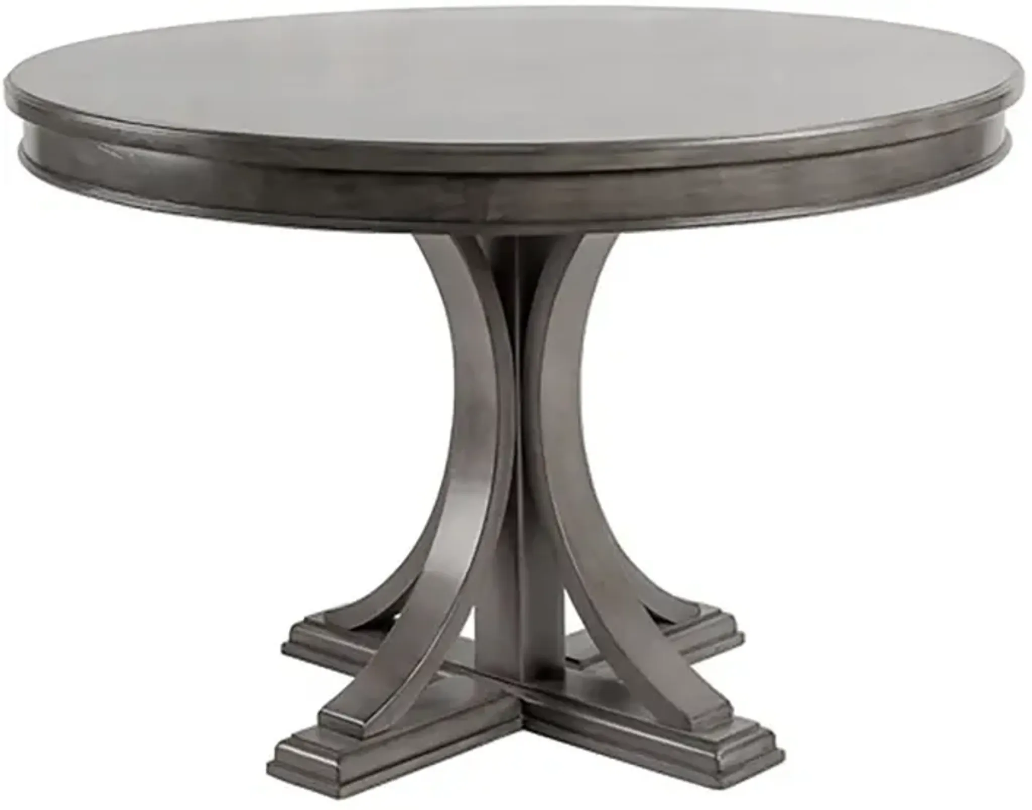 Gracie Mills Anastasia Distressed Solid Round Dining Table Mathis Home ...