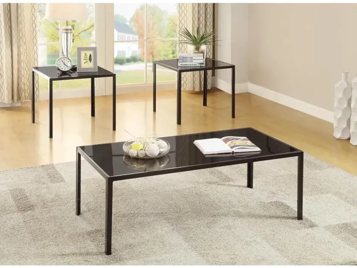 Brock 3-piece Occasional Table Set Warm Medium Brown