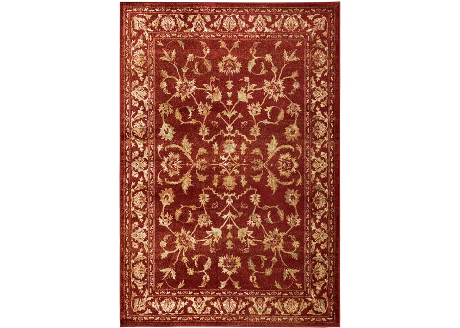 Juliette 5'3" x 7'3" Red Rug