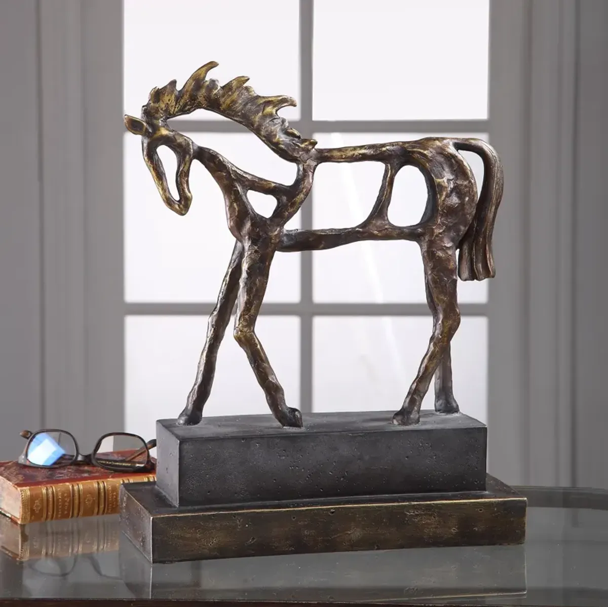 Uttermost Titan Horse Sculpture