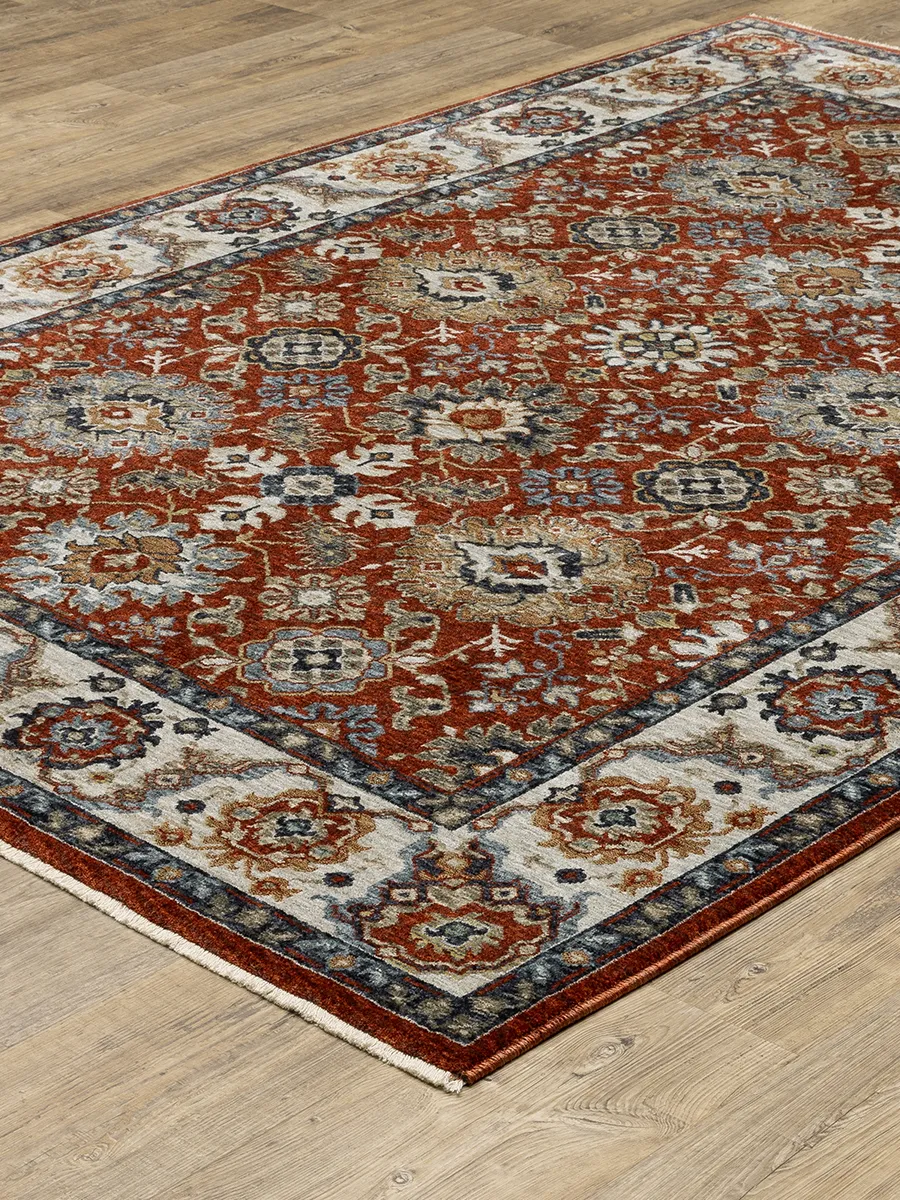 Aberdeen 5'3" x 7'6" Red Rug