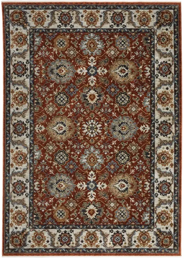Aberdeen 5'3" x 7'6" Red Rug