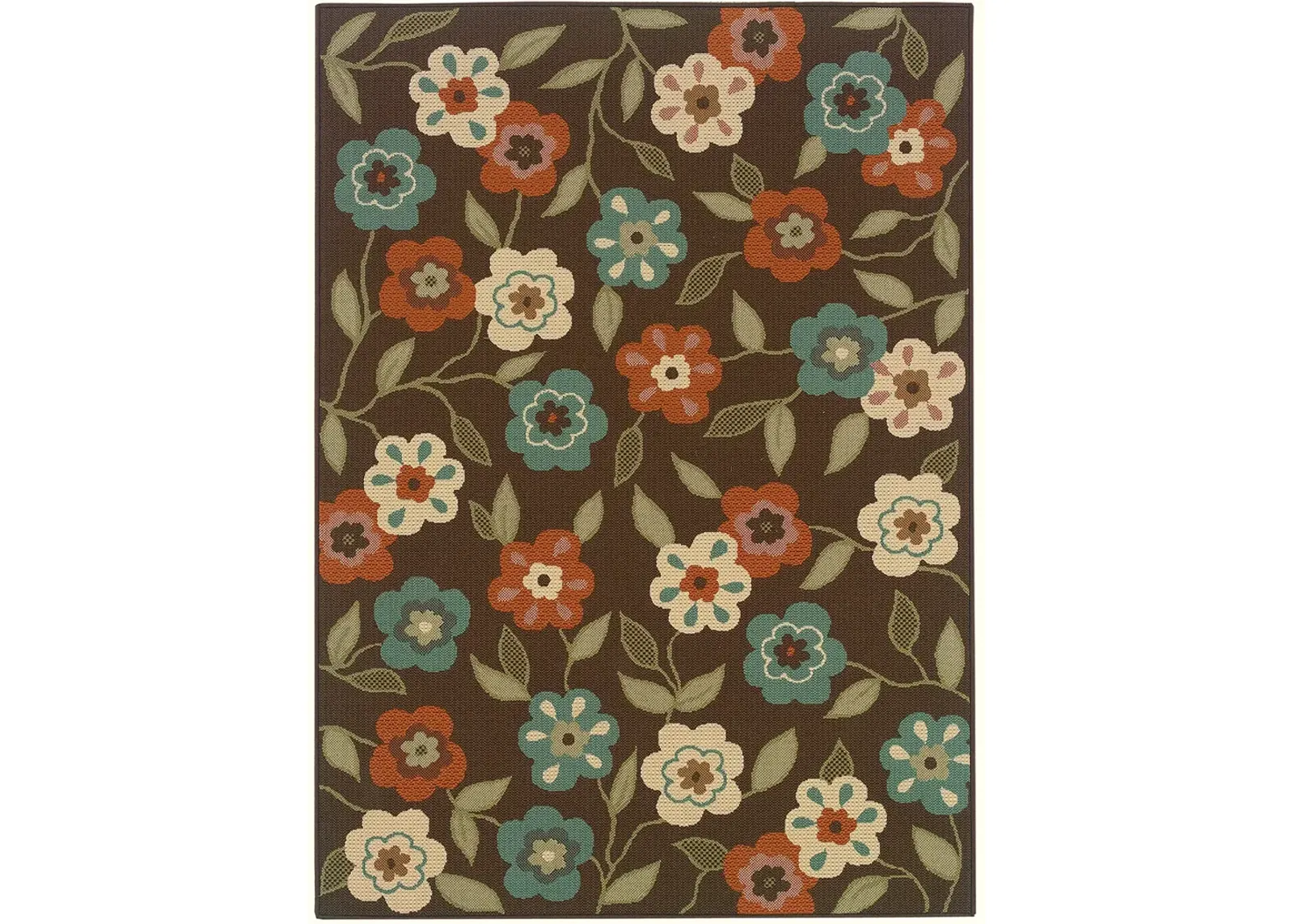 Montego 6'7" x 9'6" Brown Rug