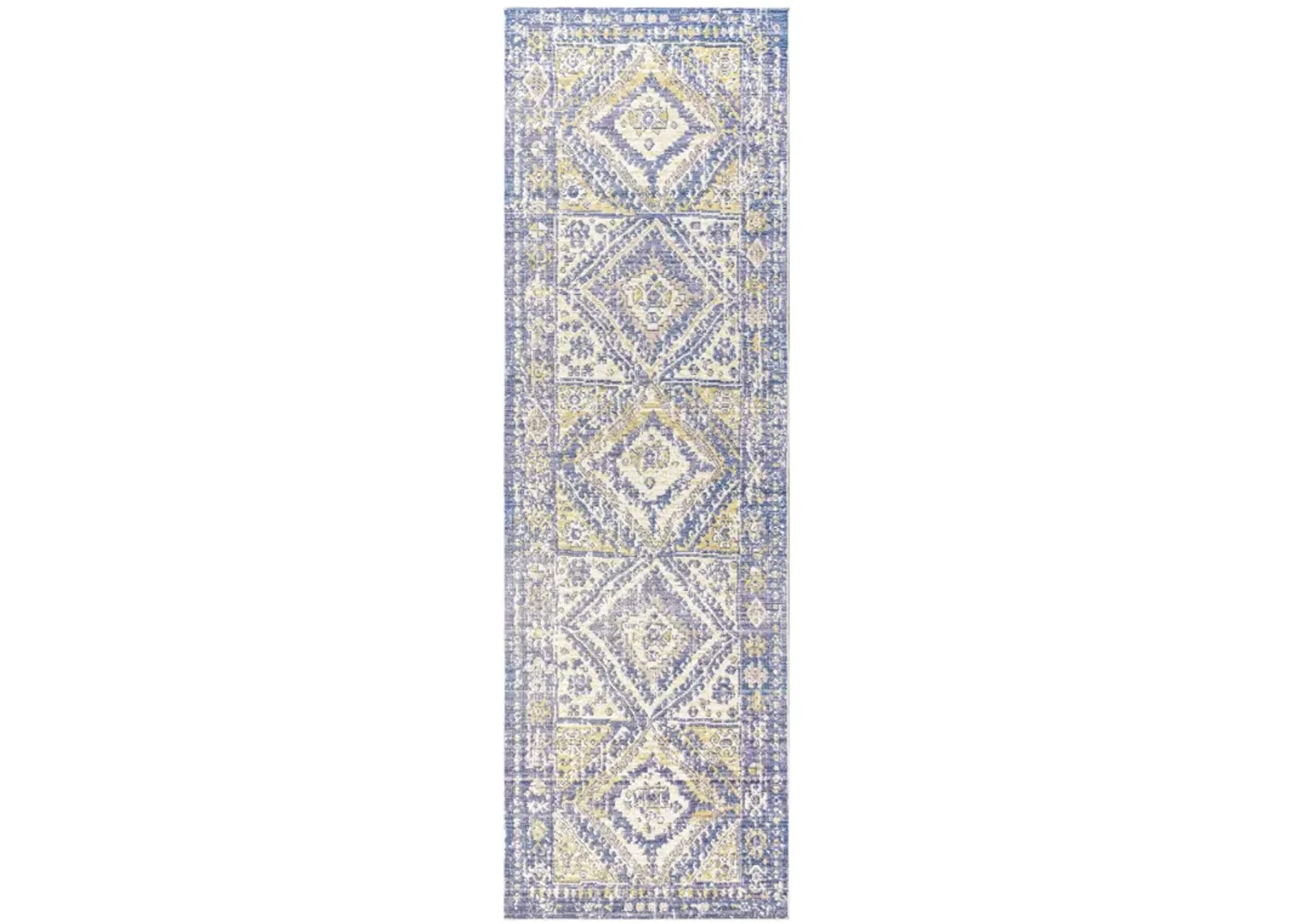 Darija Ornate Geometric Medallion Area Rug