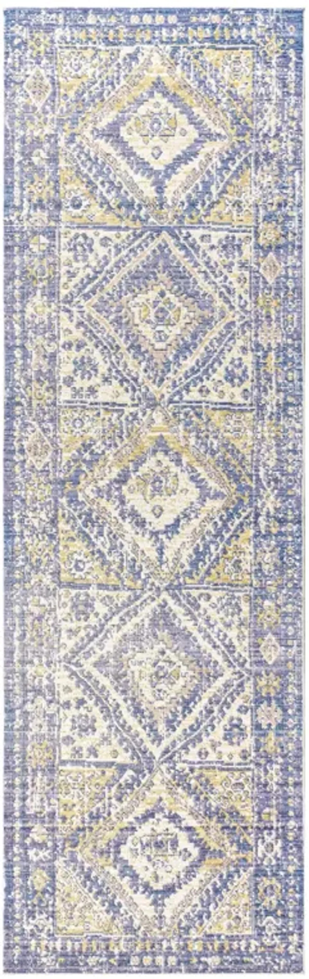 Darija Ornate Geometric Medallion Area Rug