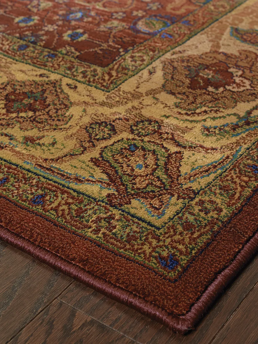 Kharma 2' x 3' Red Rug