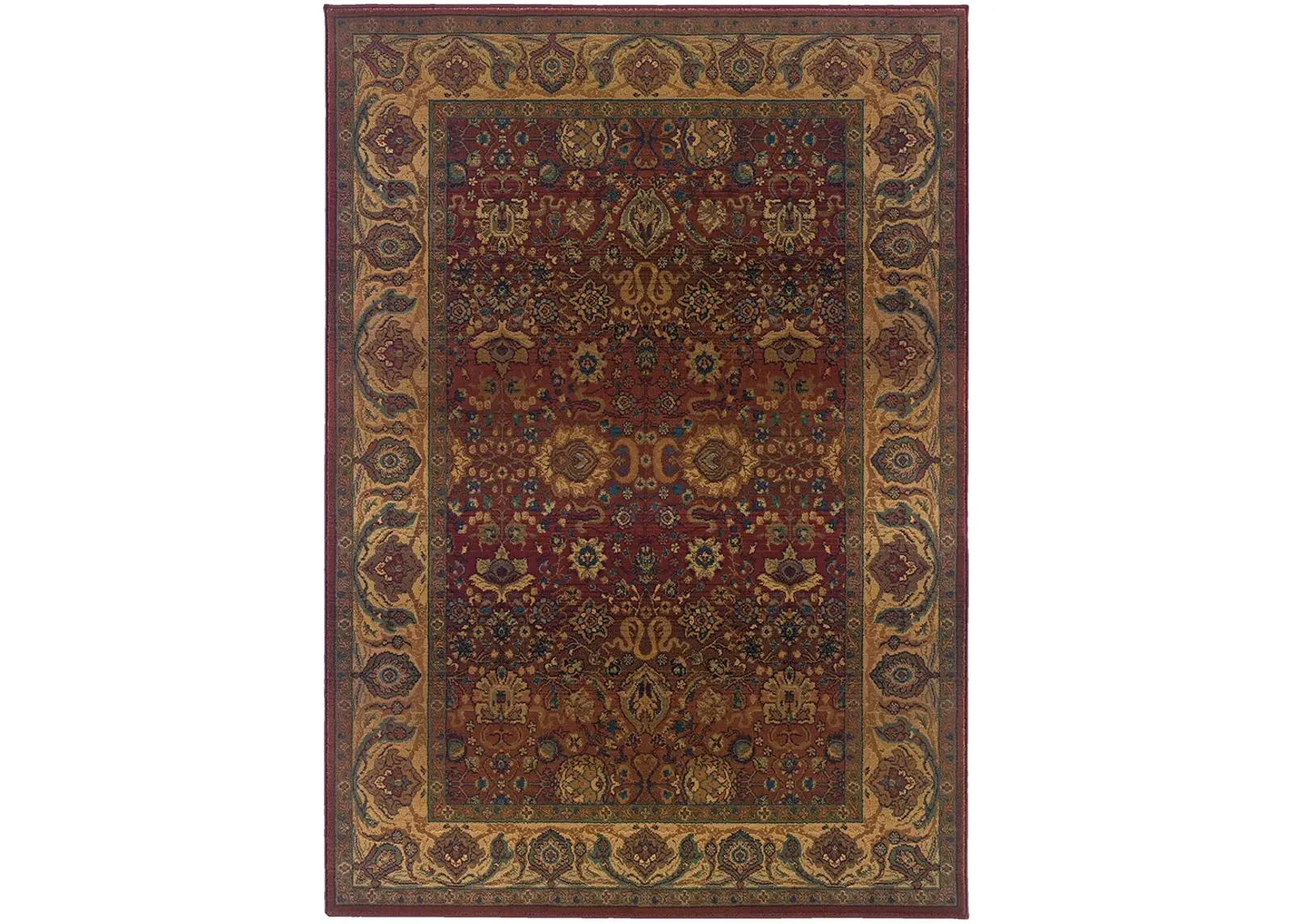 Kharma 2' x 3' Red Rug