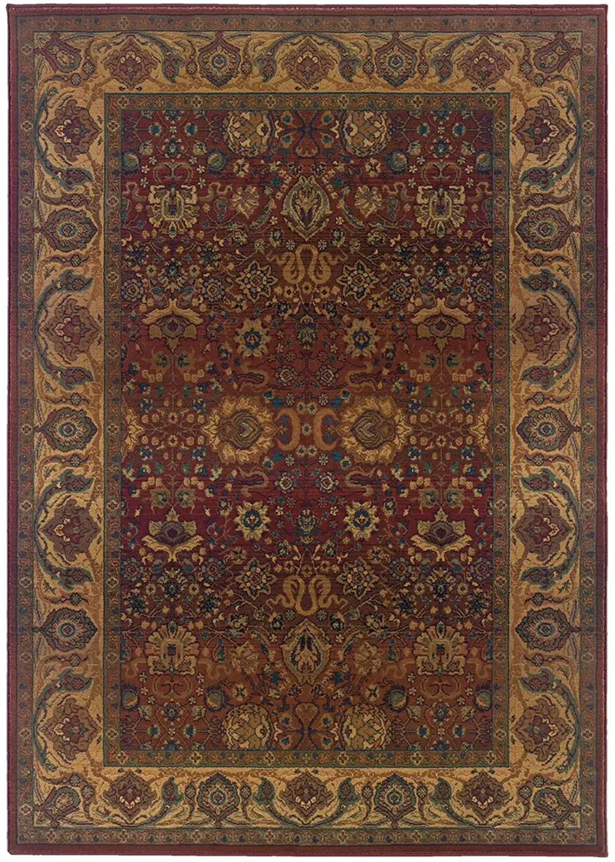 Kharma 2' x 3' Red Rug