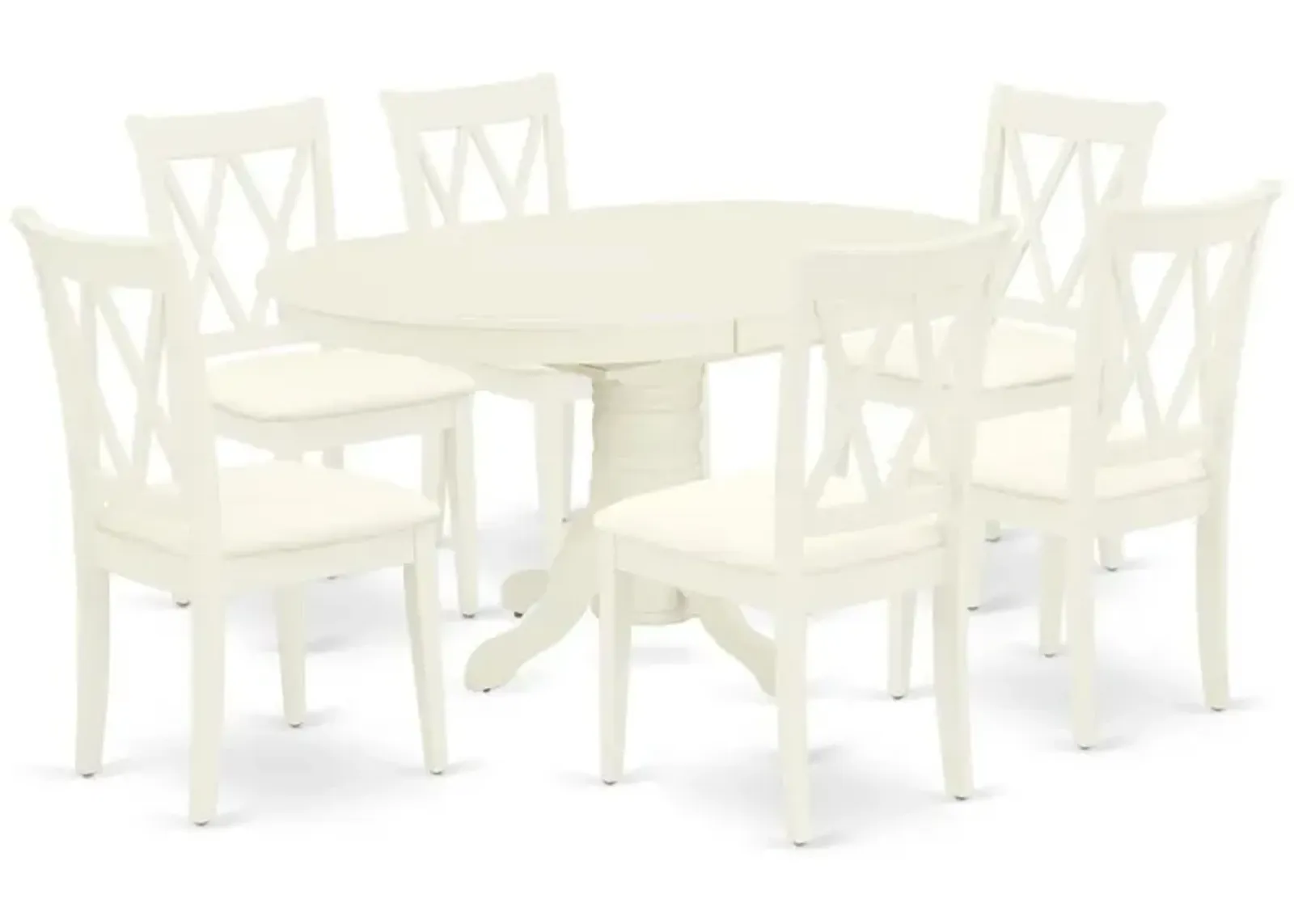 Dining Room Set Linen White