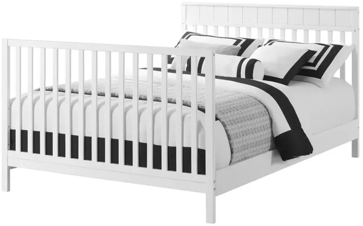 Oxford Baby Logan 4 In 1 Convertible Crib Snow White