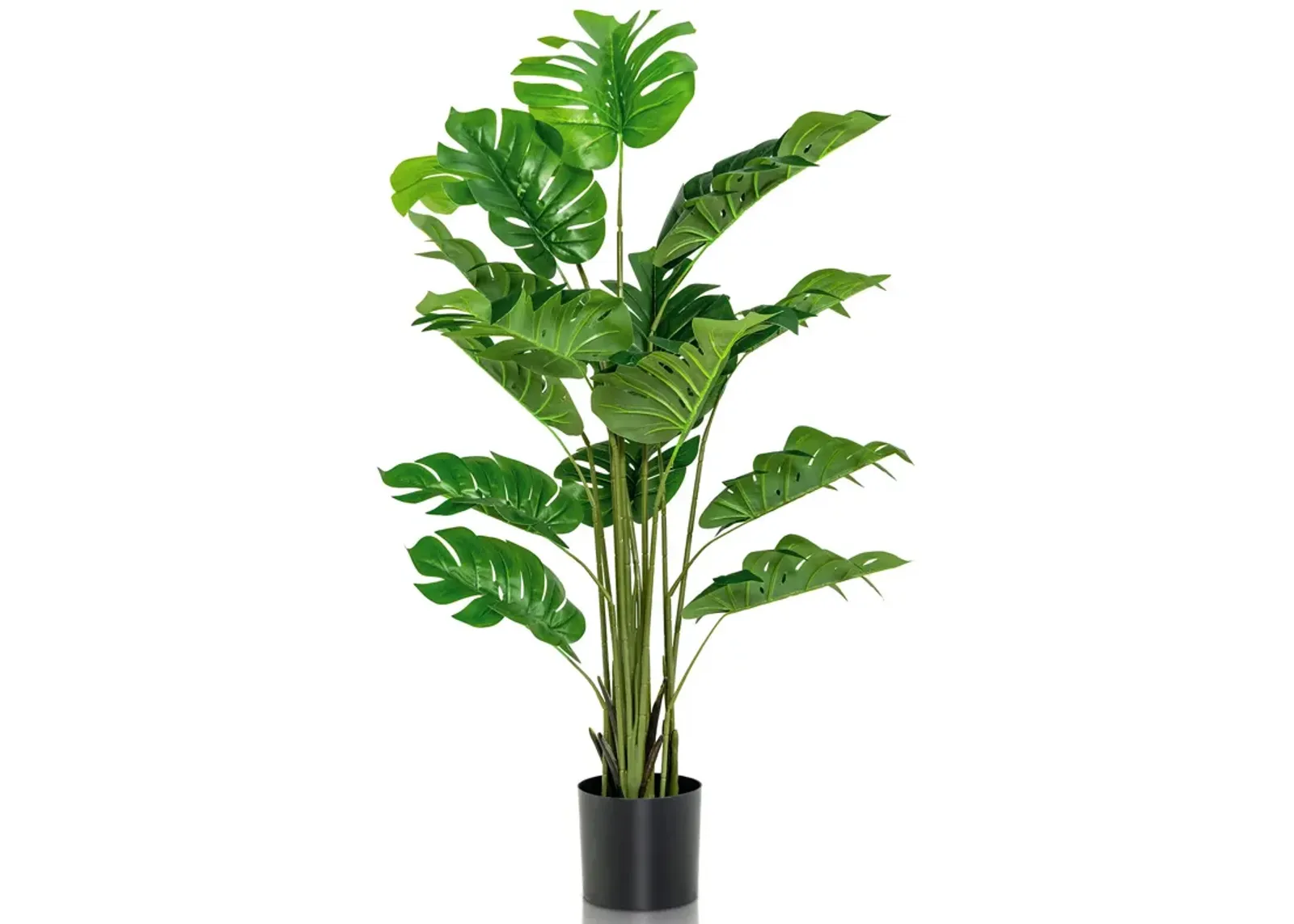 5 Feet Artificial Tree Faux Monstera Deliciosa Plant for Home Indoor and Outdoor