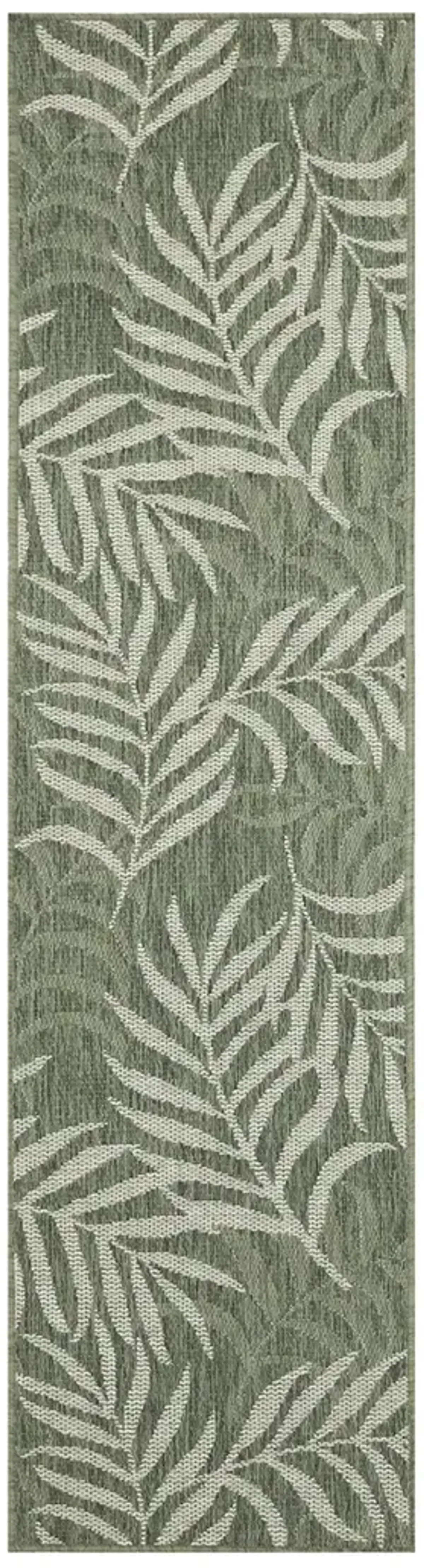 Garden Oasis GOA01 Green/Ivory 2' x 6' Rug