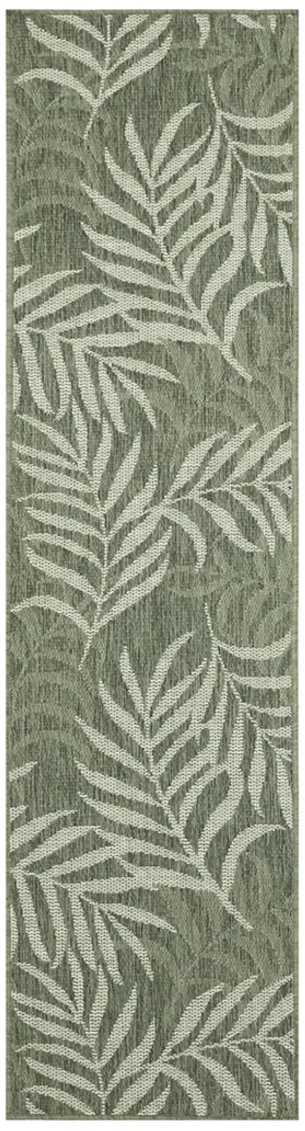 Garden Oasis GOA01 Green/Ivory 2' x 6' Rug